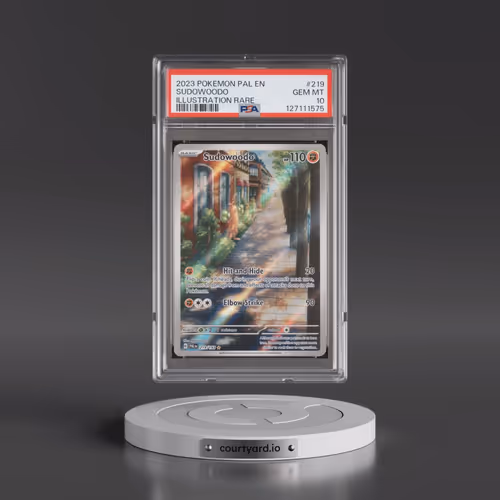 2023 Pokémon Pal EN-Paldea Evolved #219 Sudowoodo - Illustration Rare (PSA 10 GEM MINT)