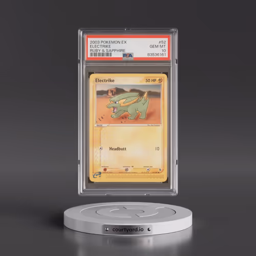 2003 Pokémon EX Ruby & Sapphire #52 Electrike (PSA 10 GEM MINT)