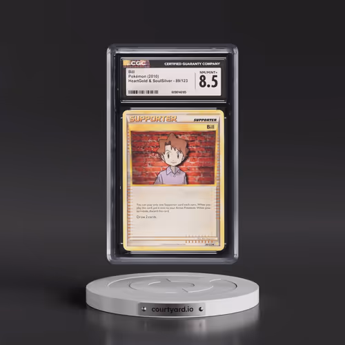 2010 HeartGold & SoulSilver #89/123 Bill (CGC 8.5 NM-MT+)
