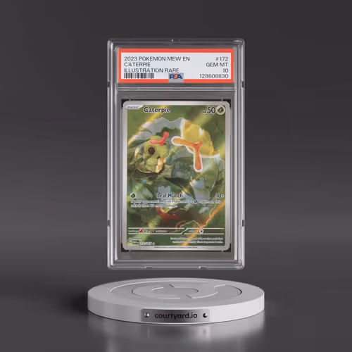 2023 Pokémon Mew EN-151 #172 Caterpie - Illustration Rare (PSA 10 GEM MINT)