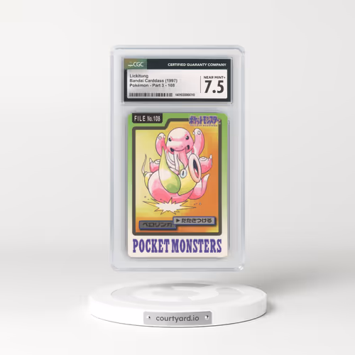 1997 (Pocket Monsters on Bottom) Part 3 #108 Lickitung (CGC 7.5 NM+)