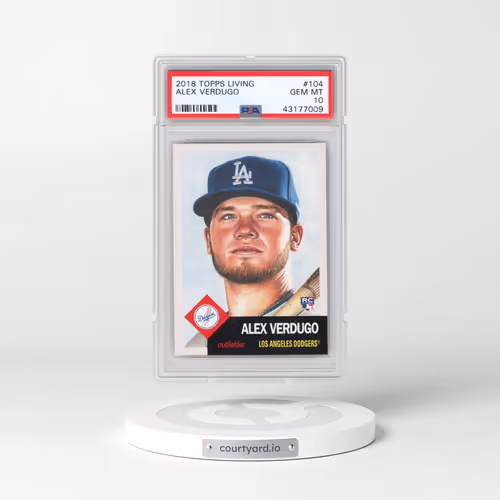 2018 Topps Living #104 Alex Verdugo (PSA 10 GEM MINT)