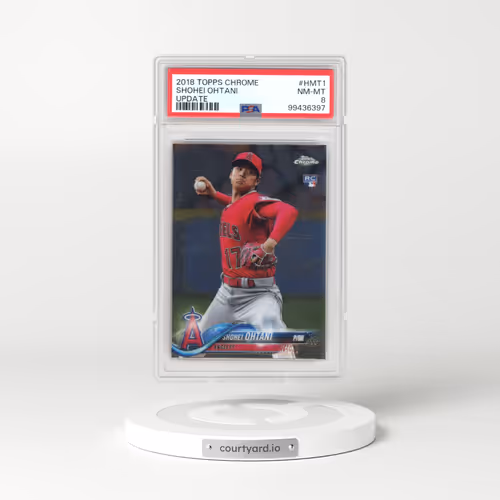 2018 Topps Chrome Update #HMT1 Shohei Ohtani (PSA 8 NM-MT)