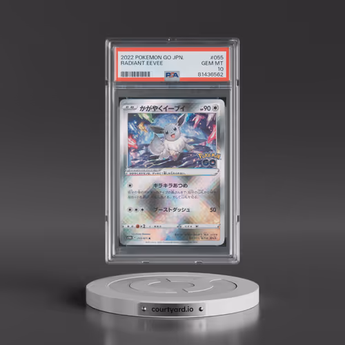 2022 Pokémon Go #055 Radiant Eevee - Holo (PSA 10 GEM MINT)