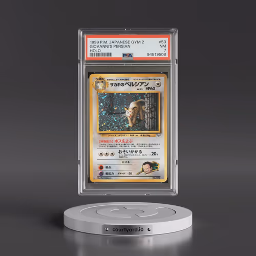 1999 Pokémon Gym 2 #53 Giovanni's Persian - Holo (PSA 7 NM)
