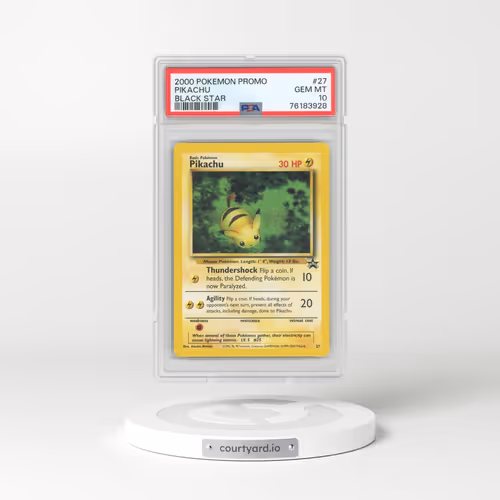 1999 Black Star Promos #27 Pikachu - The Power of One (PSA 10 GEM MINT)