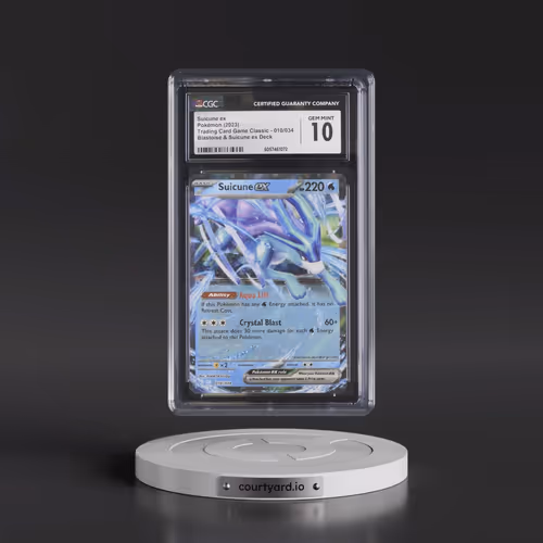 2023 Pokémon Clb-Trading Card Game Classic Blastoise & Suicune EX Deck #010 Suicune EX - Holo (CGC 1