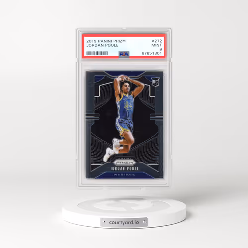 2019 Panini Prizm #272 Jordan Poole (PSA 9 MINT)
