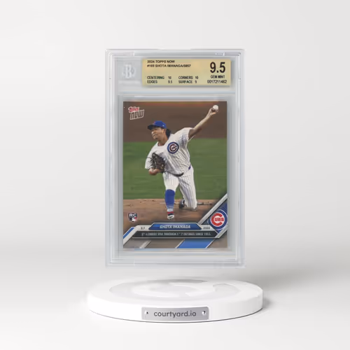 2024 Topps Now #165 Shota Imanaga (BGS 9.5 GEM MINT)