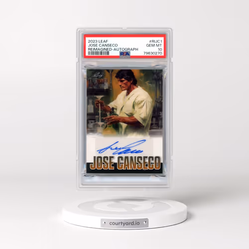 2023 Leaf Reimagined #RIJC1 Jose Canseco - Autograph (PSA 10 GEM MINT)