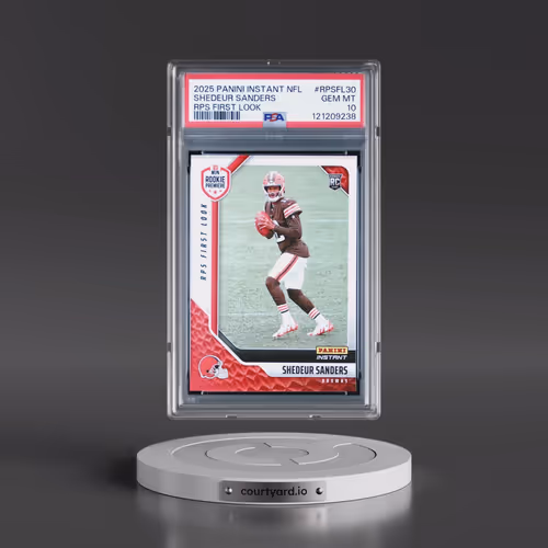 2025 Panini Instant NFL Rps First Look #RPSFL30 Shedeur Sanders (PSA 10 GEM MINT)