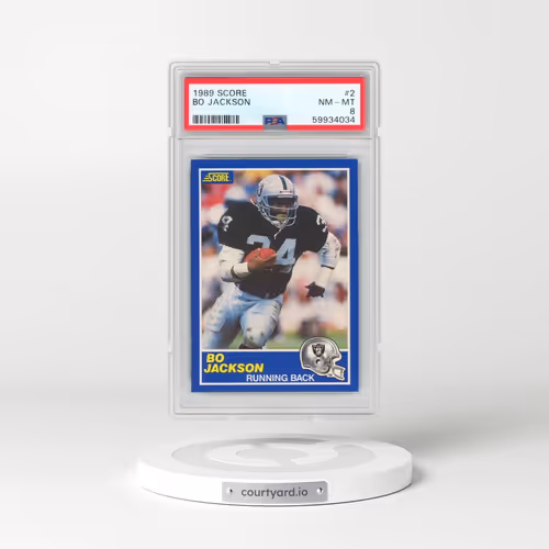 1989 Score #2 Bo Jackson (PSA 8 NM-MT)