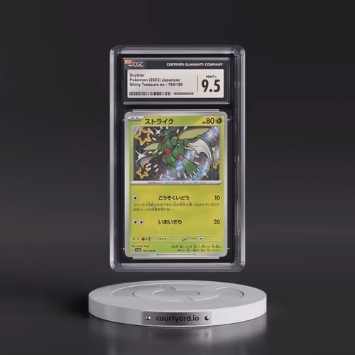 2023 Shiny Treasure ex #194/190 Scyther - Shiny Rare Holo (CGC 9.5 MINT+)