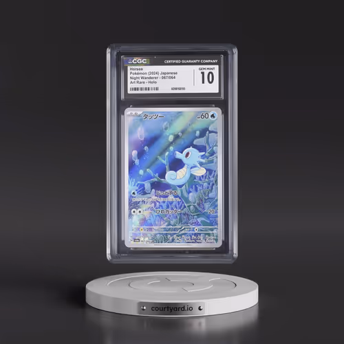 2024 Pokémon Sv6a-Night Wanderer #067 Horsea - Art Rare (CGC 10 GEM MINT)