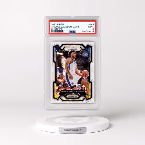 2023 Panini Prizm #148 Trayce Jackson-Davis - White Ice (PSA 9 MINT)