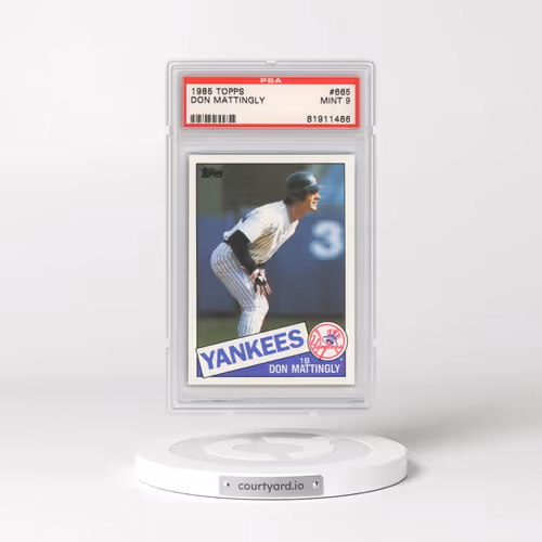 1985 Topps #665 Don Mattingly (PSA 9 MINT)