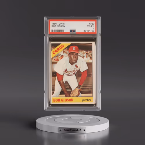 1966 Topps #320 Bob Gibson (PSA 4 VG-EX)