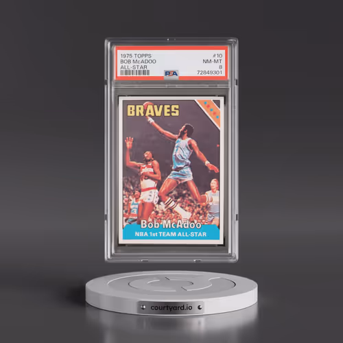 1975 Topps #10 Bob McAdoo - All-Star (PSA 8 NM-MT)
