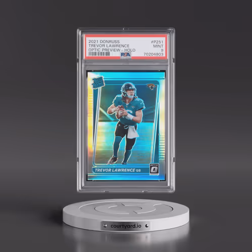 2021 Panini Donruss #P251 Trevor Lawrence - Optic Preview-Holo (PSA 9 MINT)