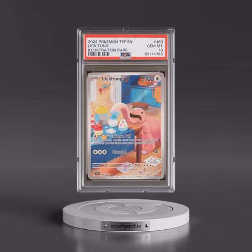 2024 Pokémon Tef EN-Temporal Forces #180 Lickitung - Illustration Rare (PSA 10 GEM MINT)