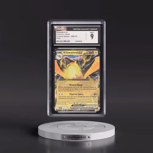 2024 Surging Sparks - SSP EN #068/191 Kilowattrel ex - Holo (CGC 9 MINT)