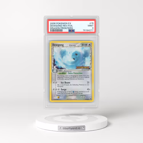 2006 Pokémon EX Dragon Frontiers #15 Dewgong - Reverse Foil (PSA 9 MINT)