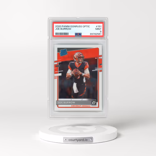 2020 Panini Donruss Optic #151 Joe Burrow (PSA 9 MINT)