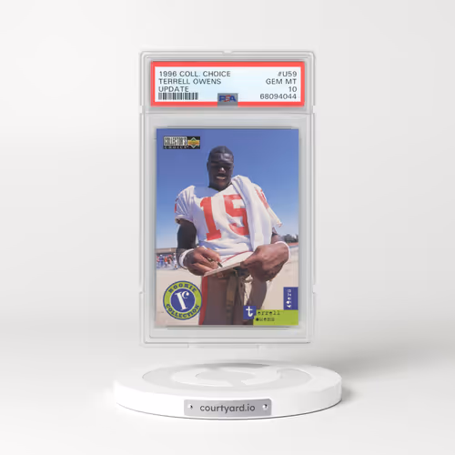 1996 Collector's Choice Update #U59 Terrell Owens (PSA 10 GEM MINT)
