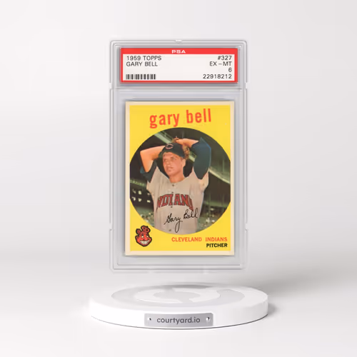 1959 Topps #327 Gary Bell (PSA 6 EX-MT)