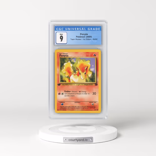2000 Team Rocket #64/82 Ponyta - 1st Edition 1st Edition (CGC 9 MINT)