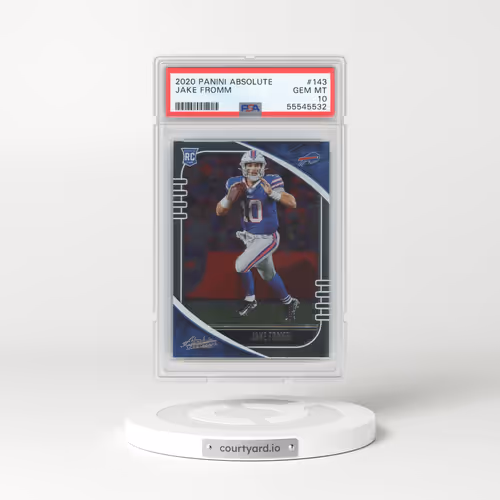2020 Panini Absolute #143 Jake Fromm (PSA 10 GEM MINT)