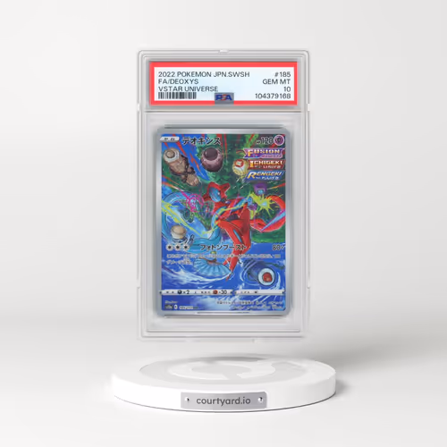2022 Pokémon Sword & Shield Vstar Universe #185 Deoxys - Full Art (PSA 10 GEM MINT)