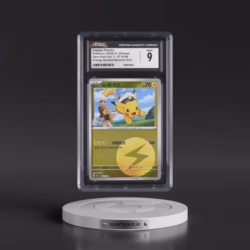2025 Gem Pack Volume 1 - CBB1C - Simplified #07 01/09 Captain Pikachu - Reverse Holo Energy Symbol (
