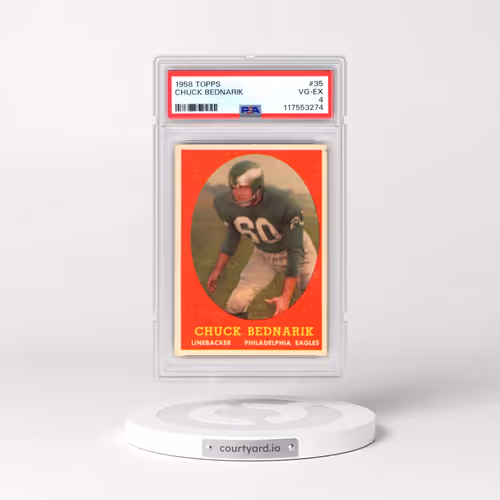 1958 Topps #35 Chuck Bednarik (PSA 4 VG-EX)