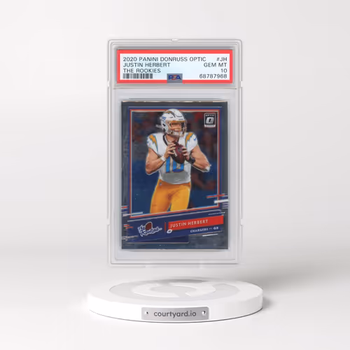 2020 Panini Donruss Optic the Rookies #JH Justin Herbert (PSA 10 GEM MINT)