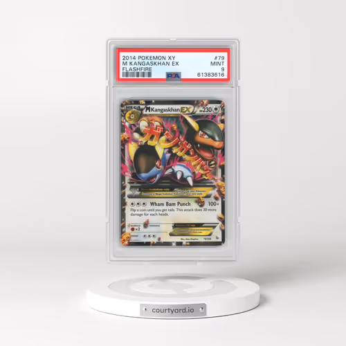2014 Pokémon XY Flashfire #79 M Kangaskhan EX - Holo (PSA 9 MINT)