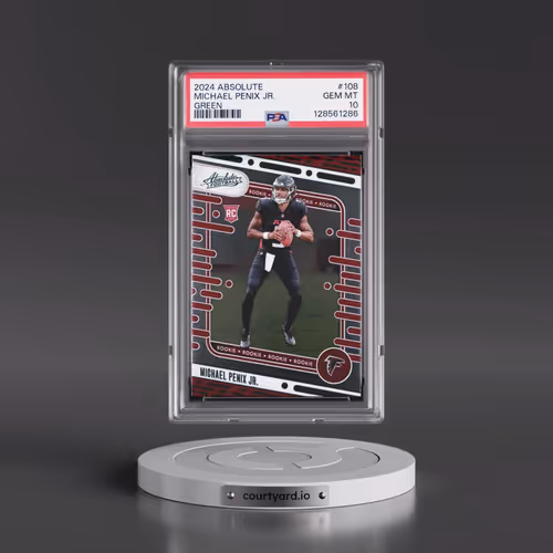 2024 Panini Absolute #108 Michael Penix Jr. - Green (PSA 10 GEM MINT)