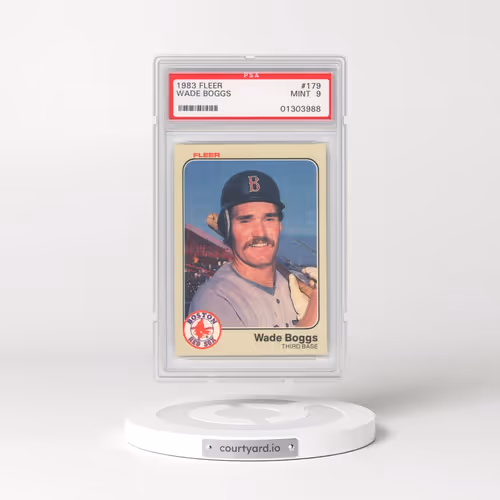 1983 Fleer #179 Wade Boggs (PSA 9 MINT)