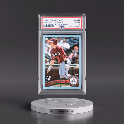 2011 Topps Update #US47 Paul Goldschmidt - Wal-Mart Blue Border (PSA 9 MINT)