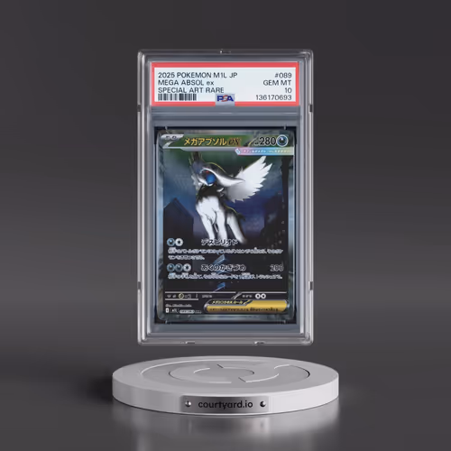 2025 Pokémon M1l-Mega Brave #089 Mega Absol EX - Holo Special Art Rare (PSA 10 GEM MINT)