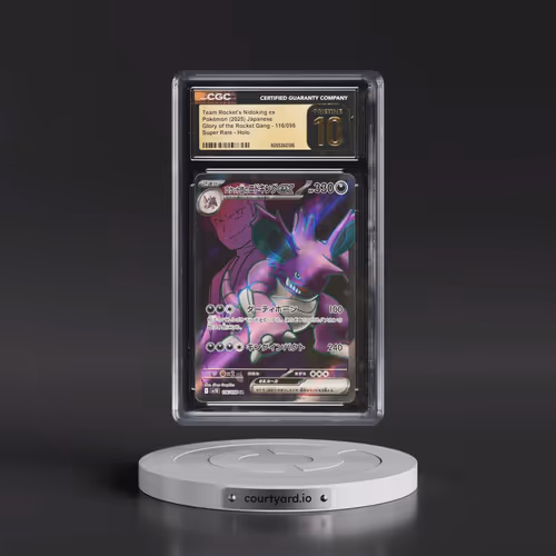 2025 Glory of the Rocket Gang - sv10 #116/098 Team Rocket's Nidoking ex - Super Rare Holo (CGC 10 PR