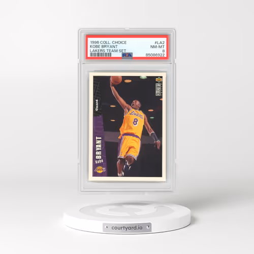 1996 Collector's Choice Lakers Team Set #LA2 Kobe Bryant (PSA 8 NM-MT)