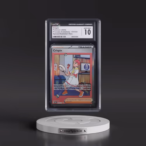 2025 Pokémon Pre EN-Prismatic Evolutions #171 Crispin - Special Illustration Rare (CGC 10 GEM MINT)