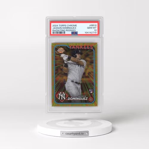 2024 Topps Chrome Radiating Rookies #RR10 Jasson Dominguez (PSA 10 GEM MINT)