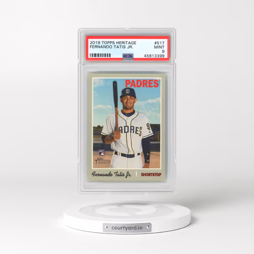 2019 Topps Heritage #517 Fernando Tatis Jr. (PSA 9 MINT)