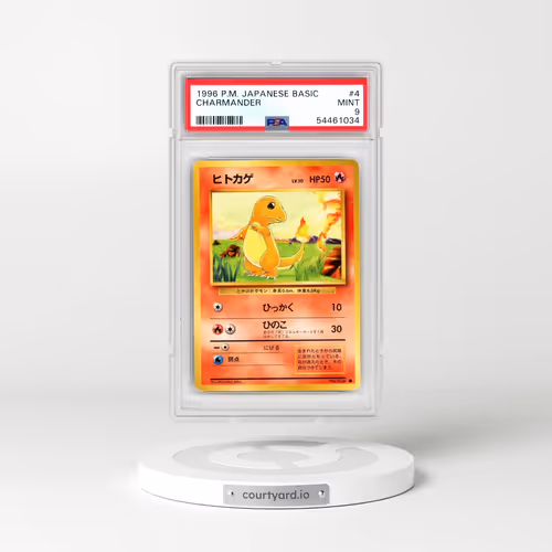 1996 Pokémon Basic #4 Charmander (PSA 9 MINT)