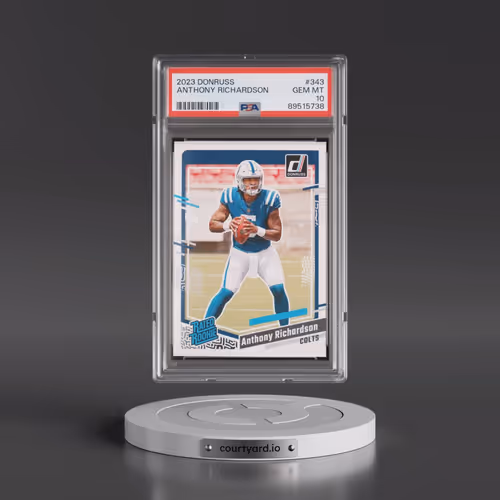 2023 Panini Donruss #343 Anthony Richardson (PSA 10 GEM MINT)