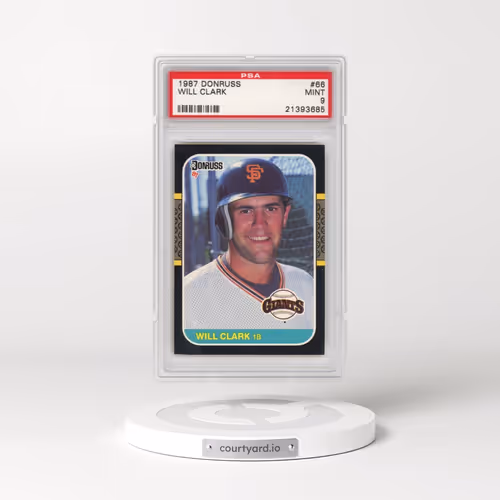 1987 Donruss #66 Will Clark (PSA 9 MINT)