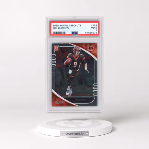 2020 Panini Absolute #158 Joe Burrow (PSA 9 MINT)