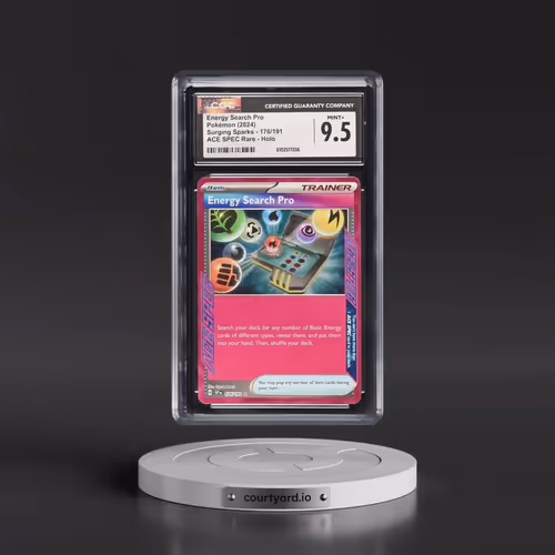 2024 Surging Sparks - SSP EN #176/191 Energy Search Pro - ACE SPEC Rare Holo (CGC 9.5 MINT+)